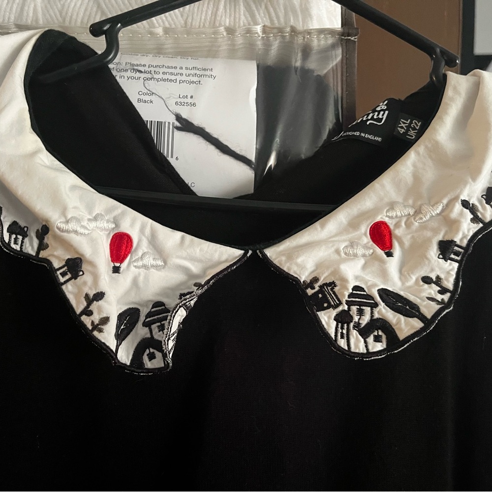 He’ll Bunny Ballon Peter Pan crop cardigan